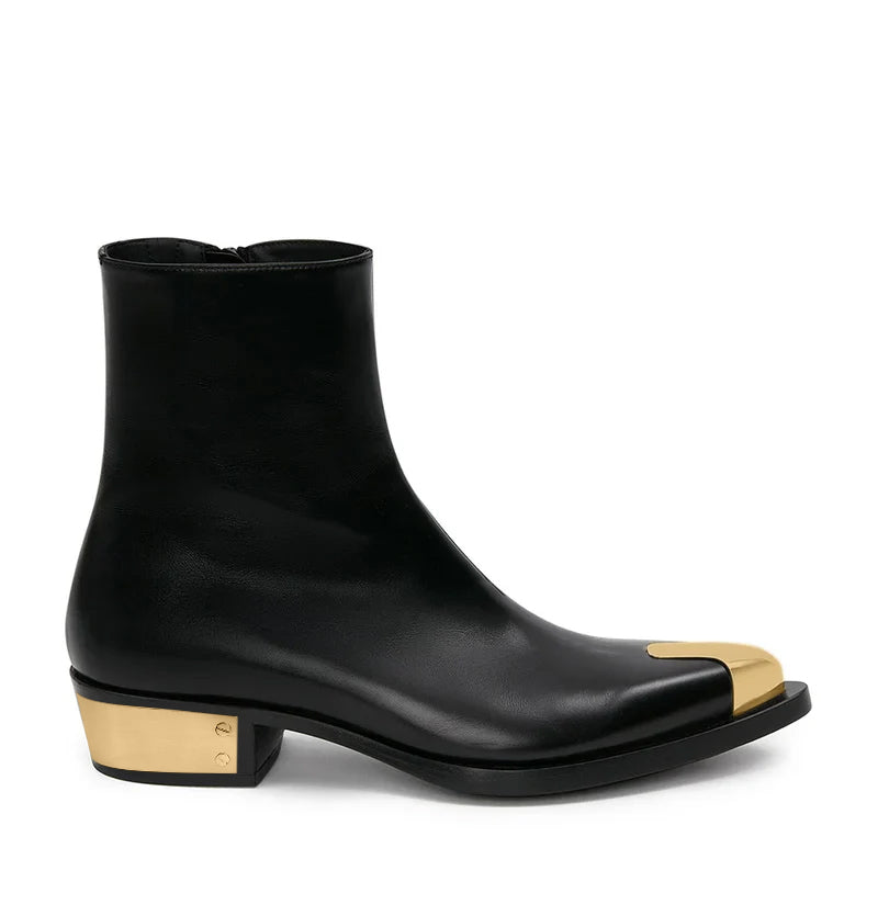 PUNK LEATHER BOOTS EN TOE